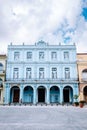 Plaza Vieja square in Old Havana, Cuba